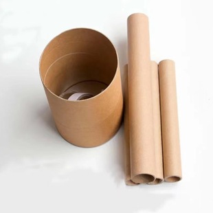Packaging Kraft Paper Tubes in Hundreds of Sizes, Kraft Paper Tubes, Thickened Round Paper Tubes, Sewing Thread, White