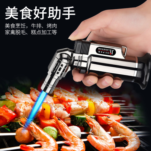 LF550 portable direct cigar lighter, outdoor barbecue flame gun, welding gun, moxibustion ignition gun manufacturer