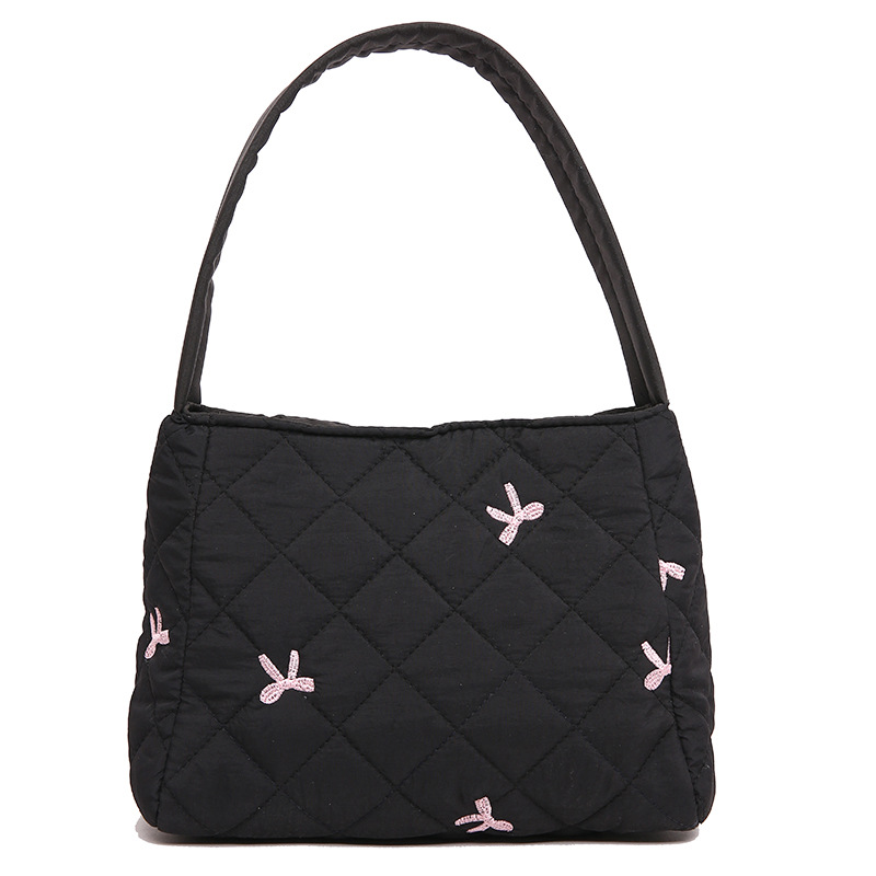 2024 nuevo bolso de arco de bordado, bolsa de maquillaje de gran capacidad, bolsa de lavado, bolsa de ocio, bolsa de mujer