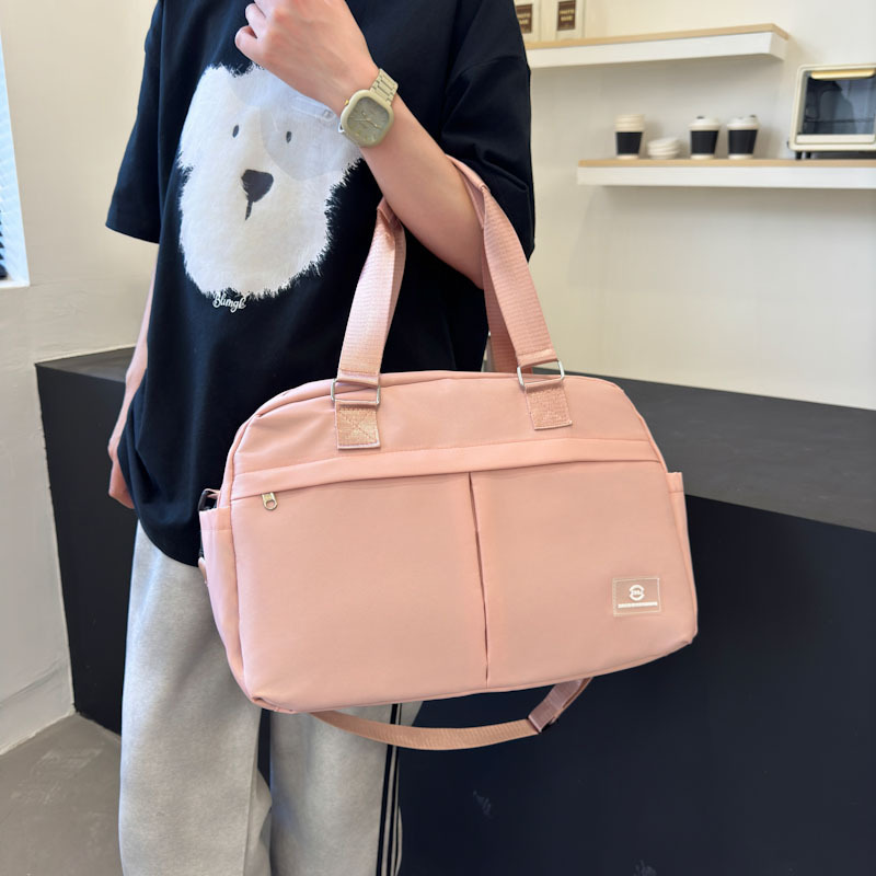 Bolsa de viaje portátil simple de gran capacidad bolsa de ocio bolsa de ejercicios bolsa de yoga bolsa de equipaje ligera multifuncional para mujeres