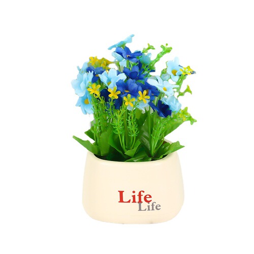 Simulation potted fake flower bonsai new life pot jumping orchid and chrysanthemum interior decoration ornaments mini