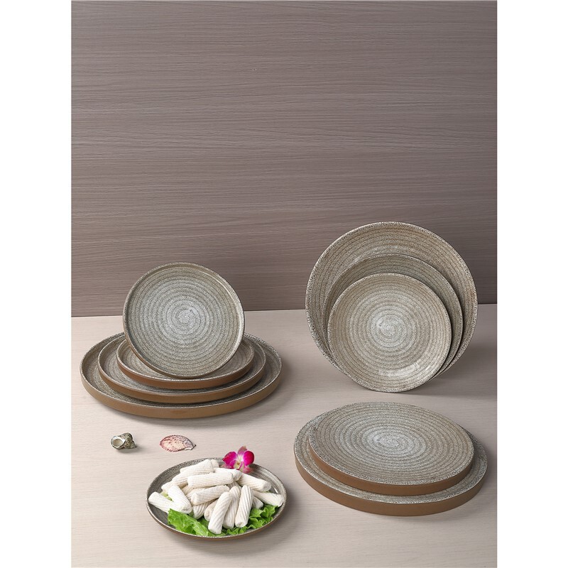 Melamine Plates for Commercial Use, Western-Style Steak Plates, Hot Pot Restaurant Side Dishes, Barbecue Plates, Restaurant Stir-Fry and Cold Dish Plates Melamine Plates for Commercial Use, Western-Style Steak Plates, Hot Pot Restaurant Side Dishes, Barbecue Plates, Restaurant Stir-Fry and Cold Dish Plates