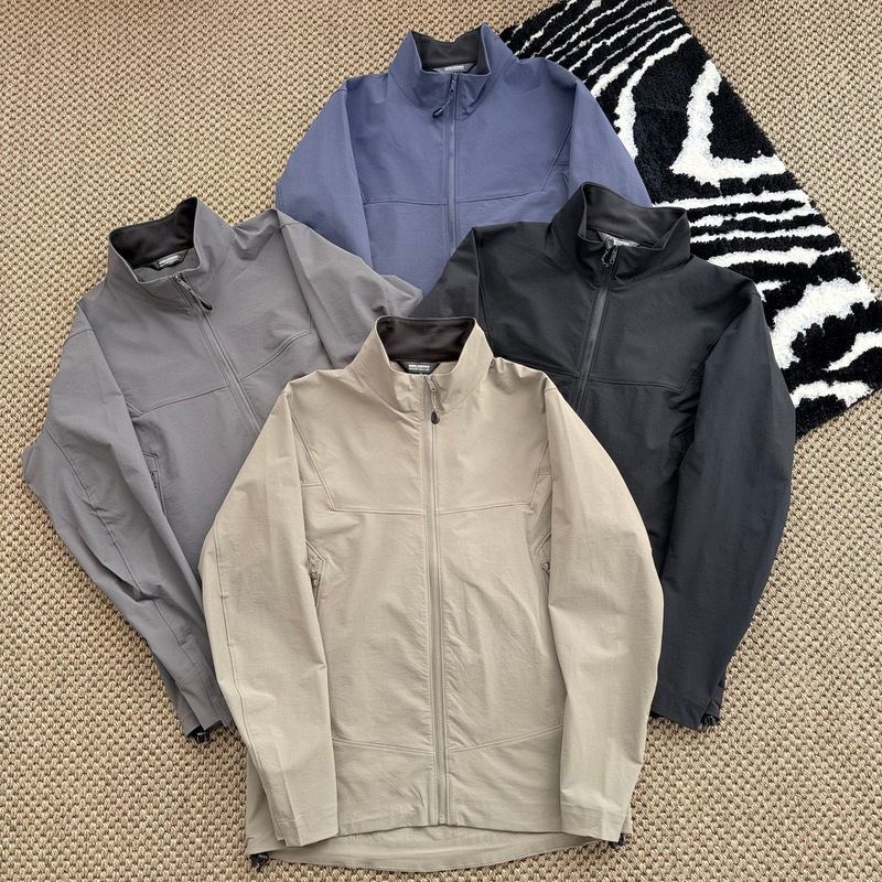 2026 Spring and Autumn New N Brand Men's Stand Collar Softshell Jacket with Three-Dimensional Cutting for Outdoor Commuting Wear in Spring and Autumn 2026 Spring and Autumn New N Brand Men's Stand Collar Softshell Jacket with Three-Dimensional Cutting for Outdoor Commuting Wear in Spring and Autumn