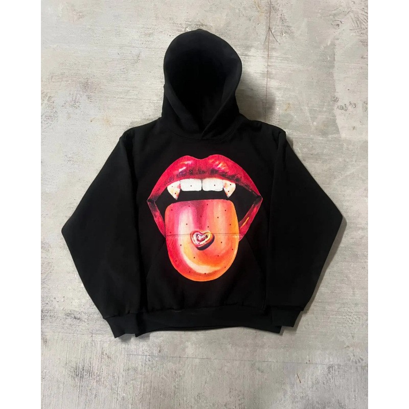 3D Print Hip-Hop Hoodie – Oversized Streetwear Sweatshirt With Y2K Graphic, Unisex Long Sleeve Pullover For Men & Women_viptrois.com