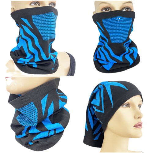 Mecha-style mesh eye cycling sports climbing skiing windproof and warm thick warm ear and face protection quick-dry scarf
