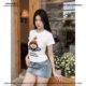 Vivi Western Queen Mother Short-sleeved New T-shirt Women's Slim-fit Cartoon Animation Super Mary Shoulder T Casual Summer te