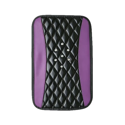 Armrest box pad, diamond pattern, universal for all seasons