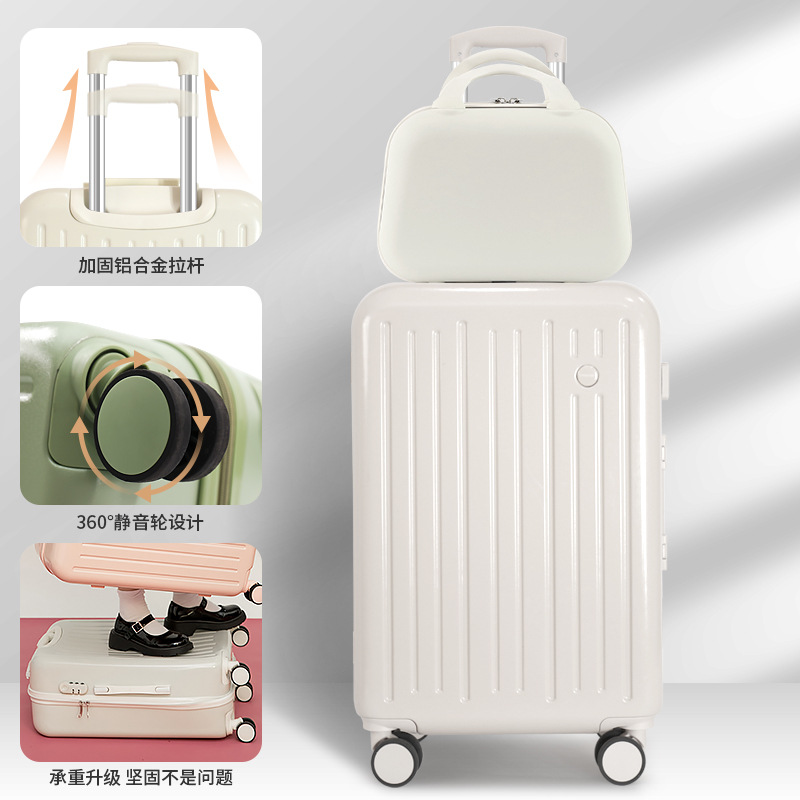 Caja de carro de viaje de 20 pulgadas para mujer 24 caja de cremallera de gran capacidad al por mayor