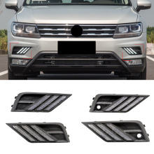 适用于大众17-21款途观L日行灯途观改装LED日间行车灯黄光转向灯