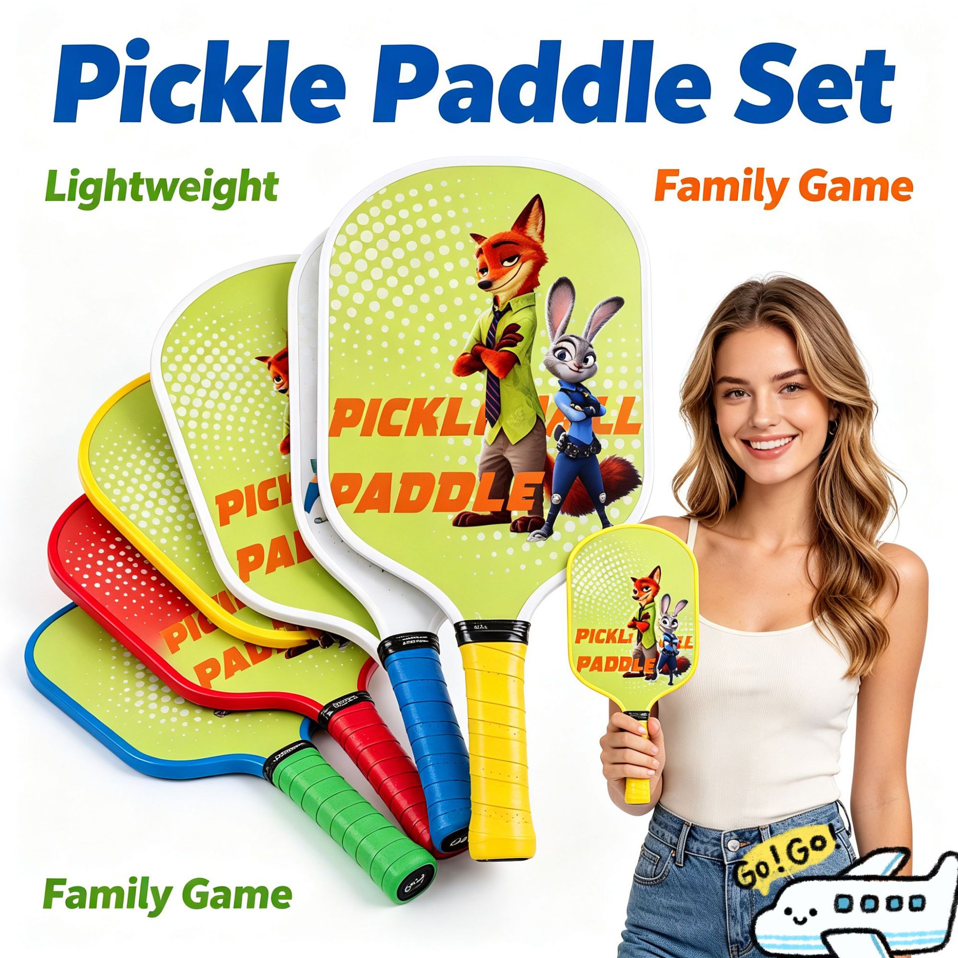 Wholesale of adult and children's pickleball rackets