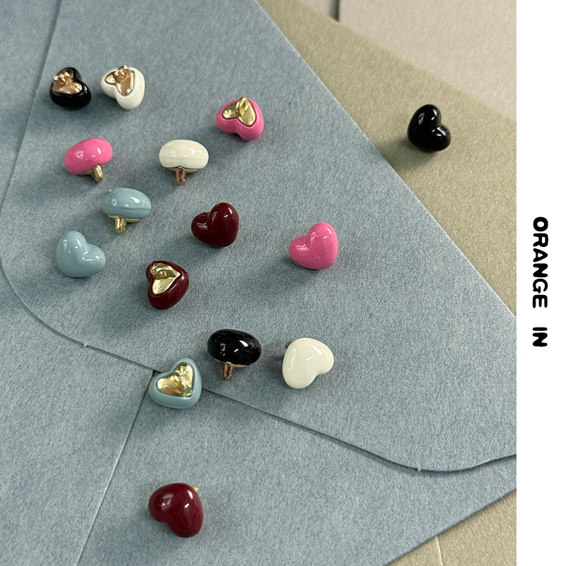 JULI naranja amor piedra lindo pequeño botón ropa infantil camisa cuello de manguito botón vestido de punto cardigan botón