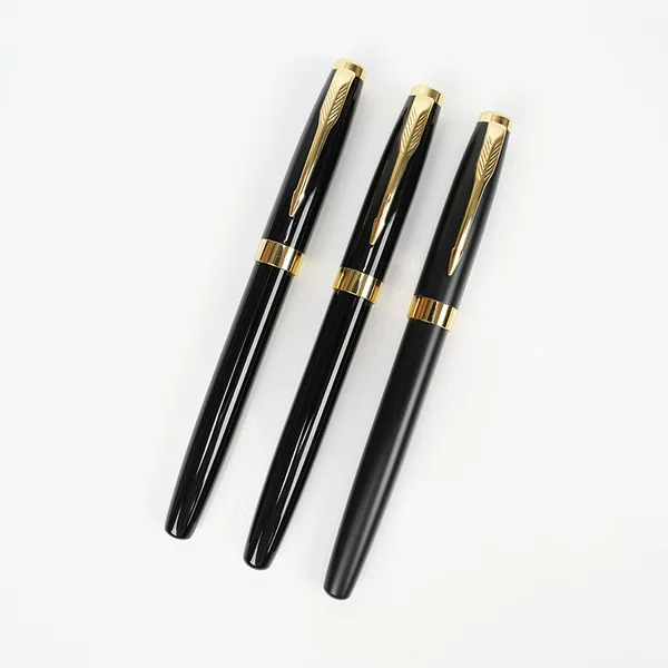 Wholesale metal signature pen black gel pen business gift pen advertising gift pen laser logo in stock