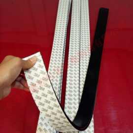 黑色硅胶长条单面背胶硅胶密封防滑长条耐高温硅胶条免费提供样板