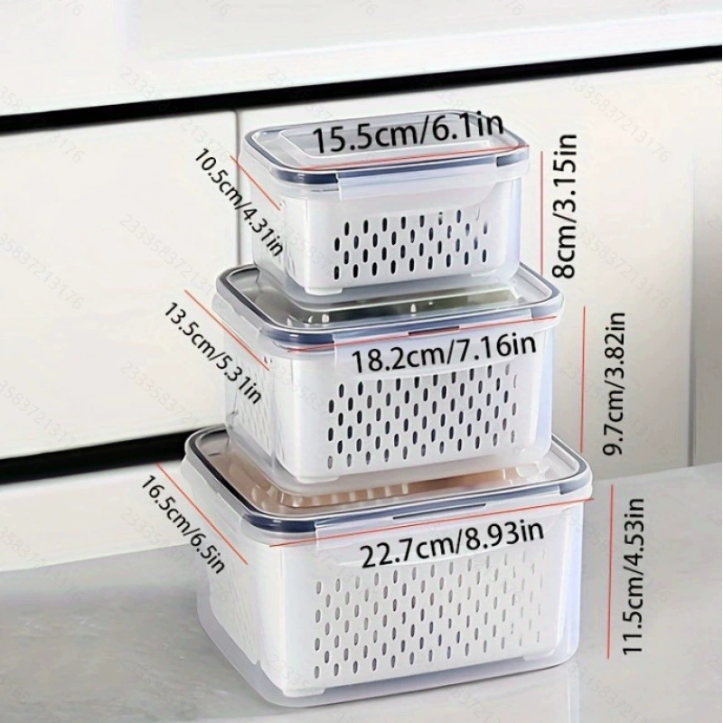Новый B2B трансграничный анти-ароматизирующий холодильник слить герметизирующая коробка с крышкой для хранения холодильника коробка для овощей и фруктов