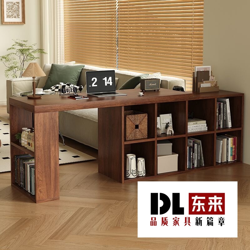 Corner Desk Bedroom Dresser L-Shaped Corner Computer Table Solid Wood Rotatable Bookshelf Bookcase Integrated Table