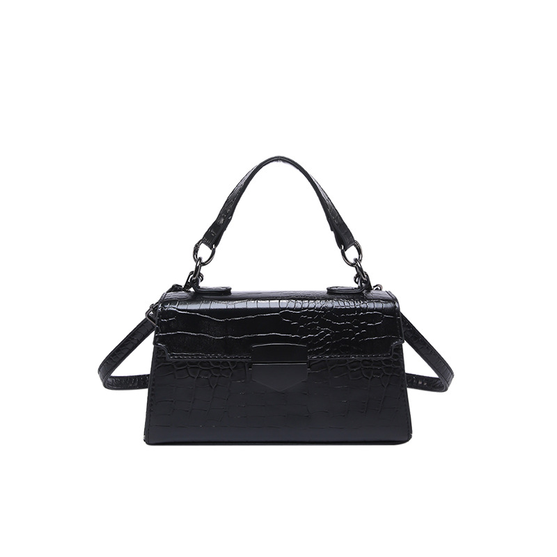 2024 invierno nuevo estilo de moda europea y americana retro bolso de mujer temperamento de cocodrilo estilo coreano personalidad bolso de hombro pequeño