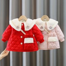 冬季新款韩版童装女童棉衣外套女童棉服冬加厚婴幼儿童女宝宝棉袄