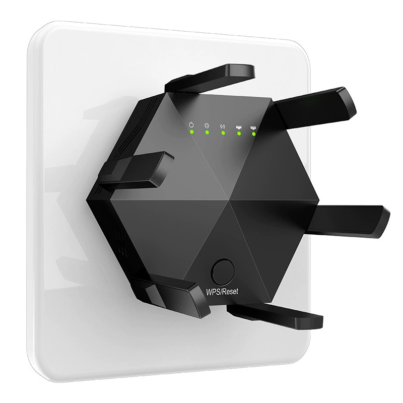 Усилитель сигнала WiFi домашний 6-антенный высокоскоростной проход через стену беспроводной сигнальный повторитель