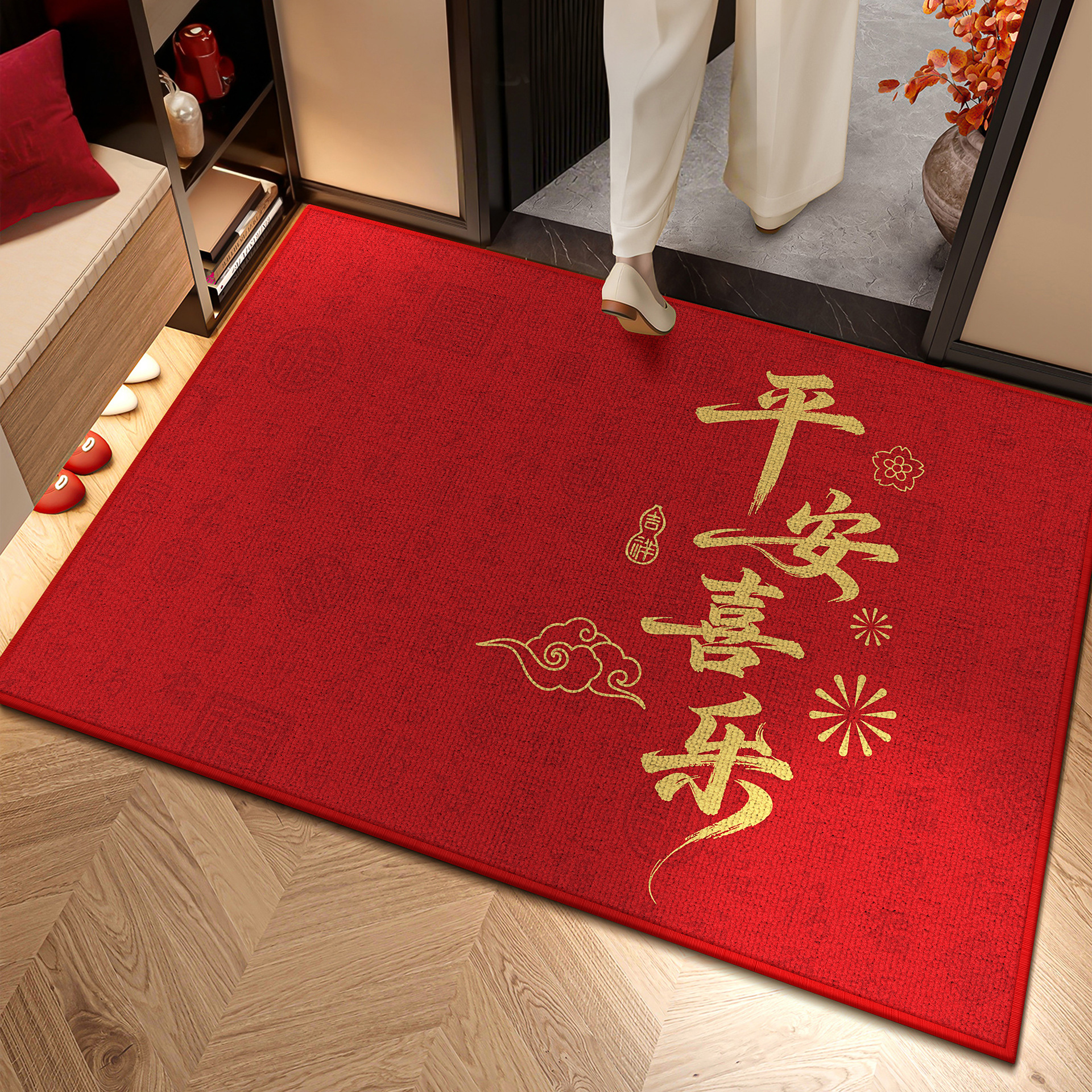 Alfombra de piso en la puerta de entrada alfombra de pie en la puerta de entrada de alta calidad alfombra roja en el vestíbulo de la nueva alfombra de entrada de seguridad 2025
