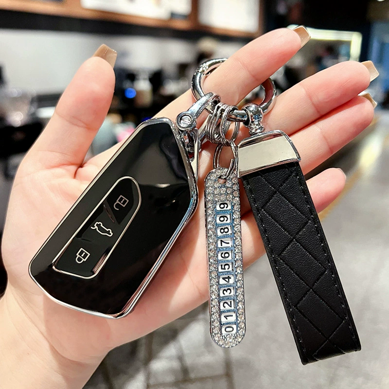 [Подходит для Volkswagen Golf 8 чехол для ключа, ID.4, X Crozz, Lamando L, ID.6, Lamjing, корпус и кнопки, Tuang X/pro]