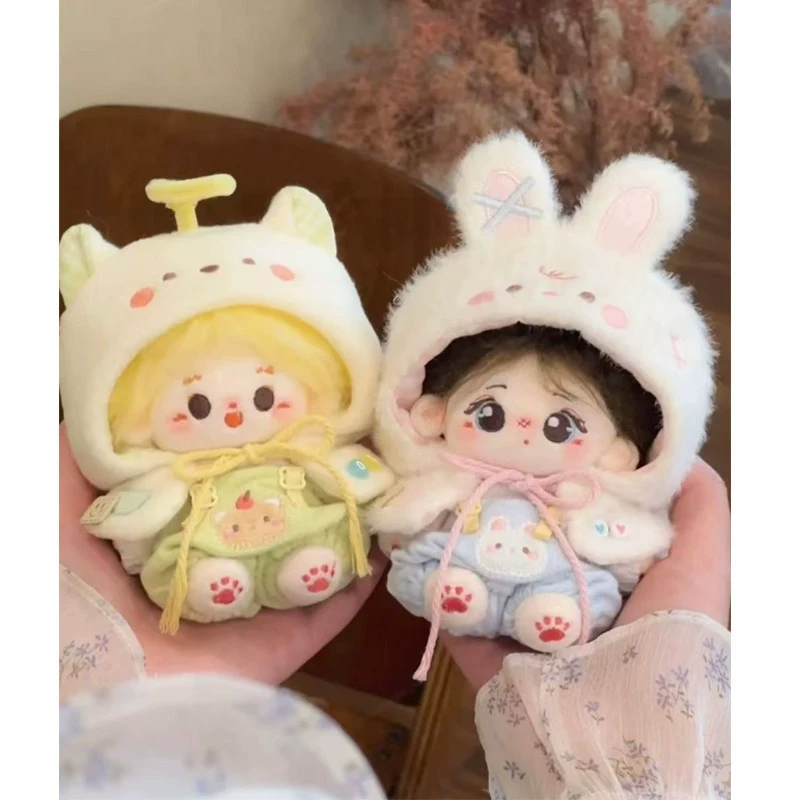 Trench coat, cotton set, cute doll, children's clothing, Birthday gift