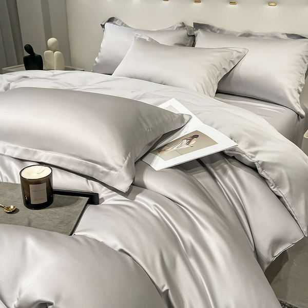 Single quilt cover-earth gray