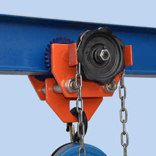 Hand-Pulled Sports Car 0.5/1/2/3/t Ton I-Beam Pulley Lifting Pulley Hand-Pulled Electric Hoist Monorail Crane