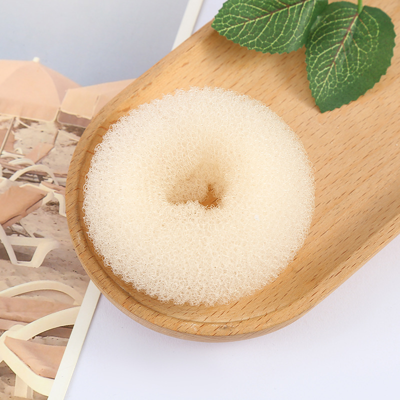 Meatball cabeza placa artefacto perezoso tejer donut pelo encaje francés simple bandeja esponjosa al por mayor