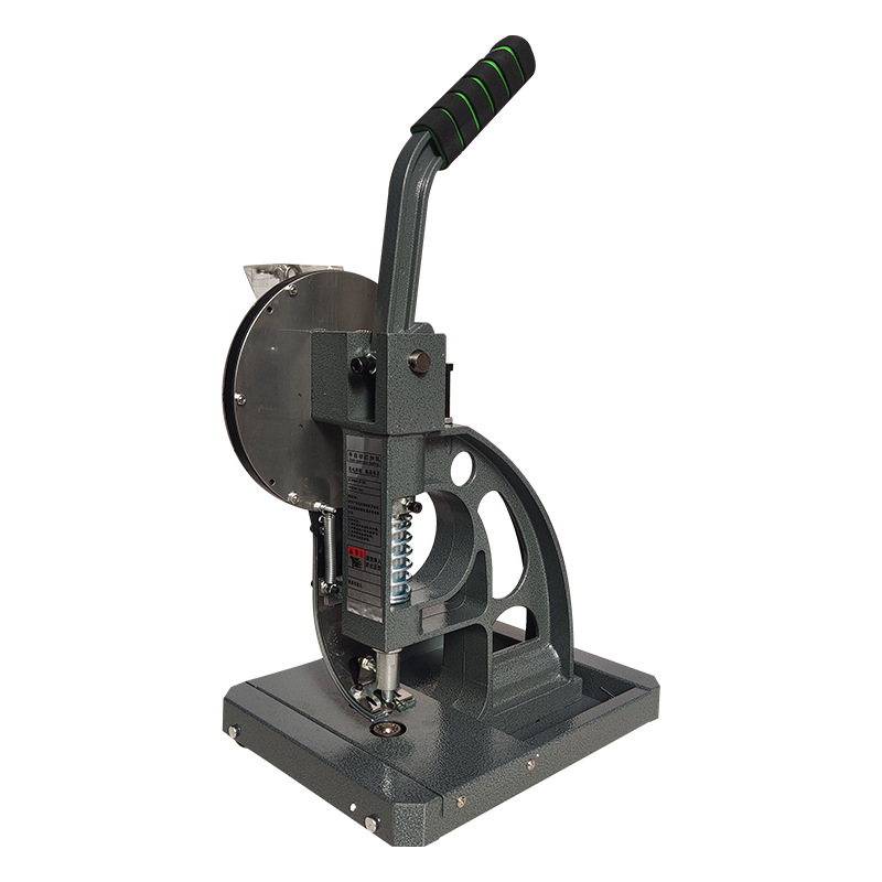 Máquina de hebilla semiautomática al por mayor de fábrica Máquina de hebilla manual Punzonadora de cuero de tela de inyección de tinta de banners publicitarios
