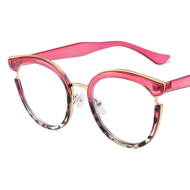 2023 gafas lisas TR90 anti-azul claro europeo y americano transfronterizo retro gafas marco Street shooting ins moda gafas marco