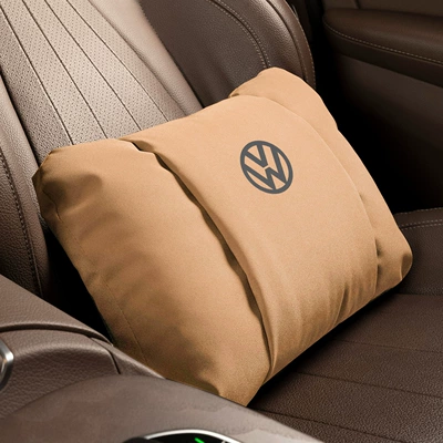 Volkswagen Headrests and Neck Pillows, Headrest - butterfly-style-vintage-brown-universal-lumbar-support-single-pack