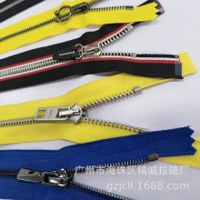 3#5#8#金属铜拉链白铜黄铜白金牙开尾闭尾服饰外套口袋辅料批发