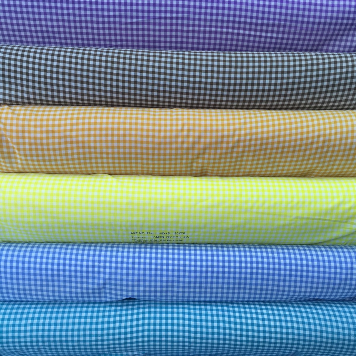 供应TC色织格子布 朝阳格子布 涤棉色织格子布 衬衣面料