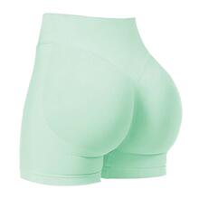 E 28507 High-waist seamless yoga shorts �����޷��٤�̿�