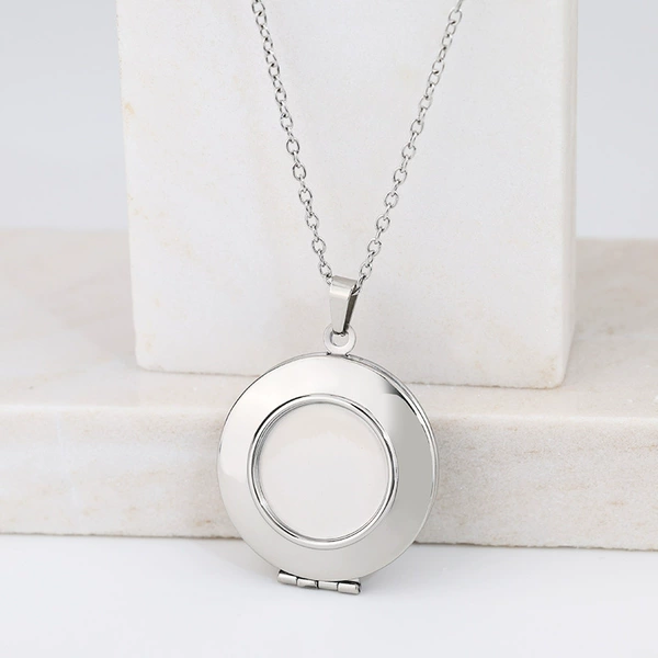 Steel necklace, 27mm