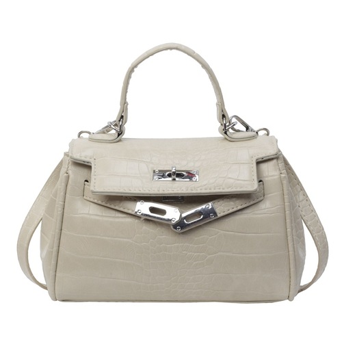 Bibibags 2024 New Arrival High-end Stone Texture Kelly Bag - Handheld, Single Shoulder, Crossbody - Cross-border Bags