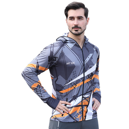 Jiadianyi Men's Sun Protection Fishing Apparel: Summer-Exclusive Set—Professional, Quick-Drying Lure Fishing Suit with Mosquito-Repellent Features