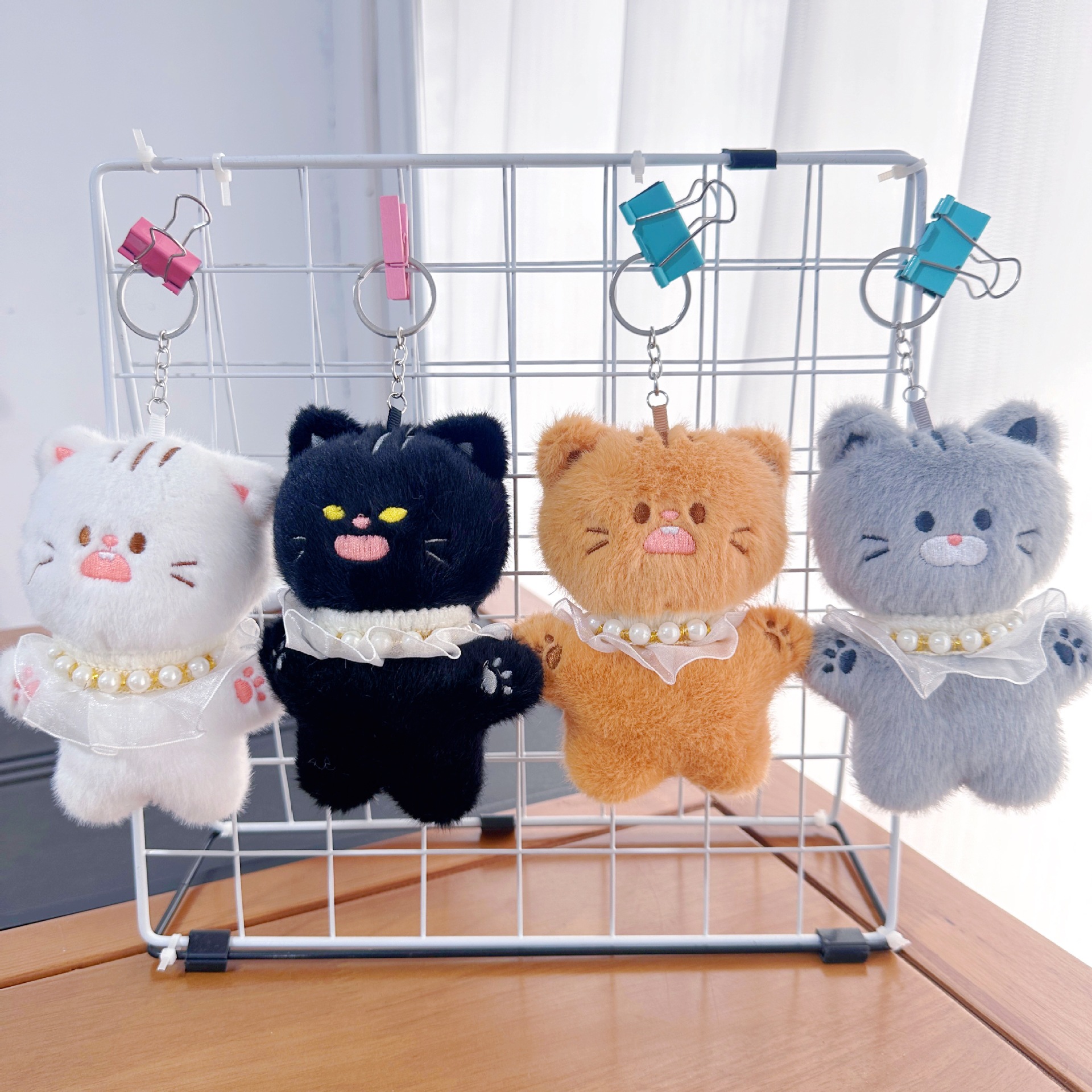 Cuatro pulgadas muñeca de peluche pequeño colgante muñeca llavero muñeca mochila colgante juguete de peluche regalo