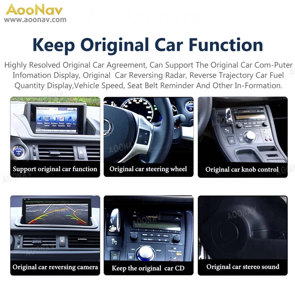 Wireless Carplay Is Suitable for the Lexus Gx Gx400 Gx460 Car Linux System Upgrade Box