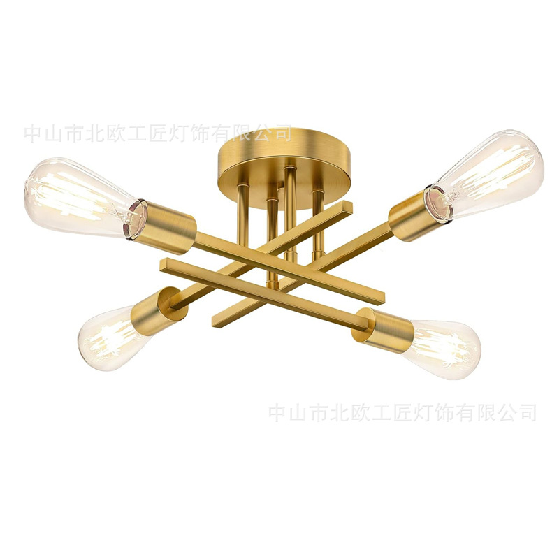 country retro ceiling light