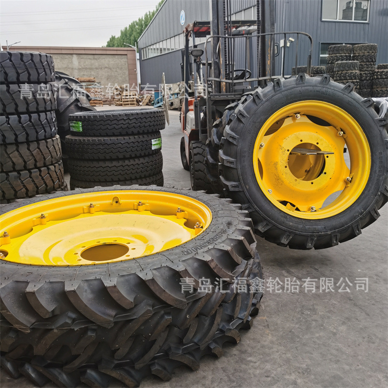 供应约翰迪尔1204 904改装窄胎12.4-48 11-32配备钢圈改装喷药机