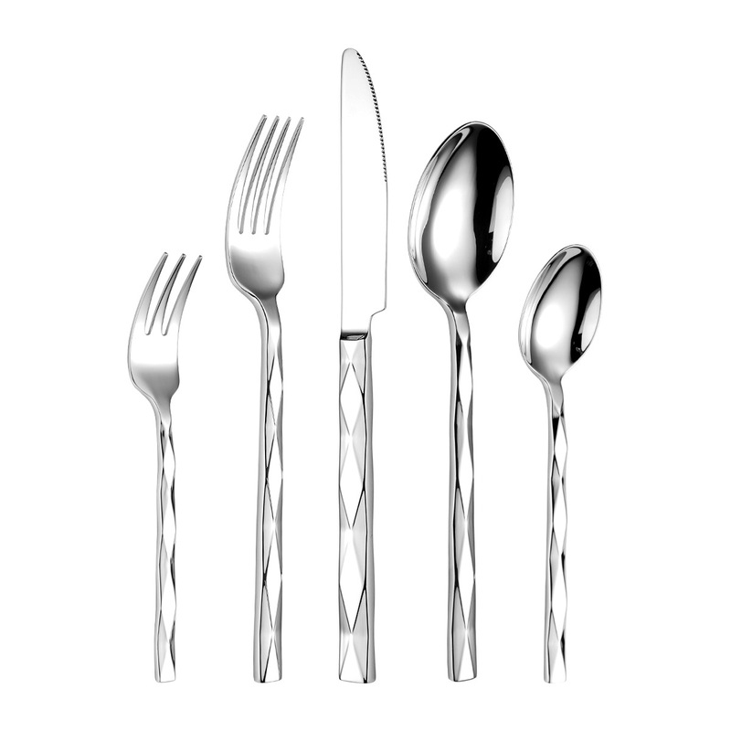 新型国境を越えたアマゾンステンレス食器ナイフとフォークスプーン5個セットの西洋食器20/40/60個セット|undefined