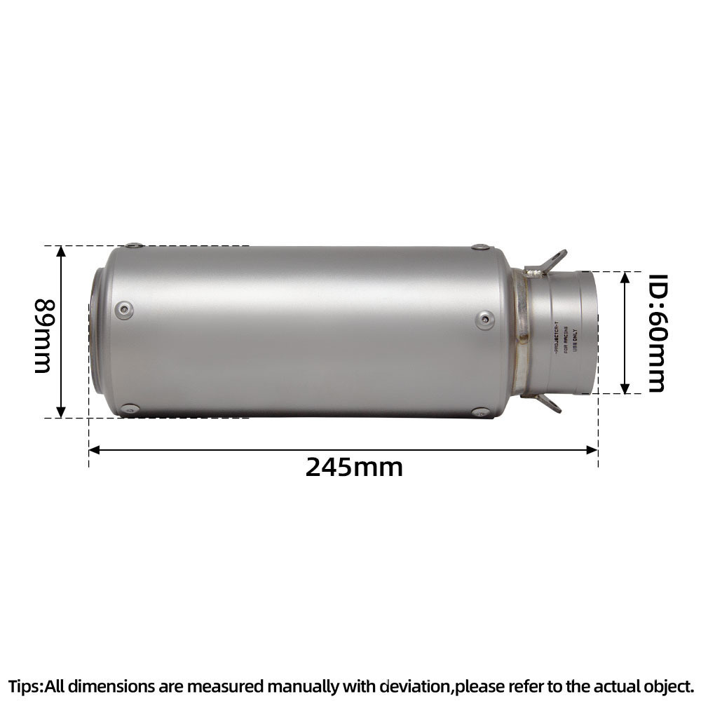 Suitable for Motorcycle Exhaust Pipe Modification Cbr650R Stainless Steel Front Section Sc Carbon Fiber Barrel 14-25 Years
