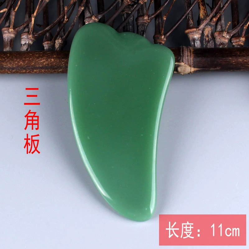 [面部脸部全身通用经络水晶拨经棒点穴笔鱼形刮脸拨筋棒玉石按摩板]