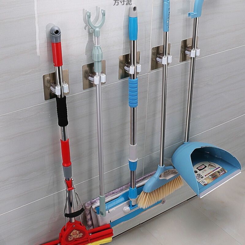 Mop Hook, No-Drill Mop Holder, Wall Hook for Bathroom, Shower Room, Mop Wall Mount, Kitchen, Amazon Mop Hook, No-Drill Mop Holder, Wall Hook for Bathroom, Shower Room, Mop Wall Mount, Kitchen, Amazon