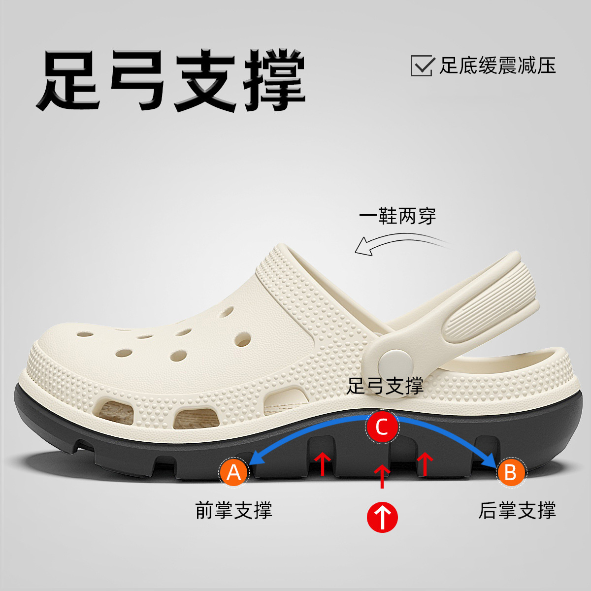 화이트 [아치 서포트]