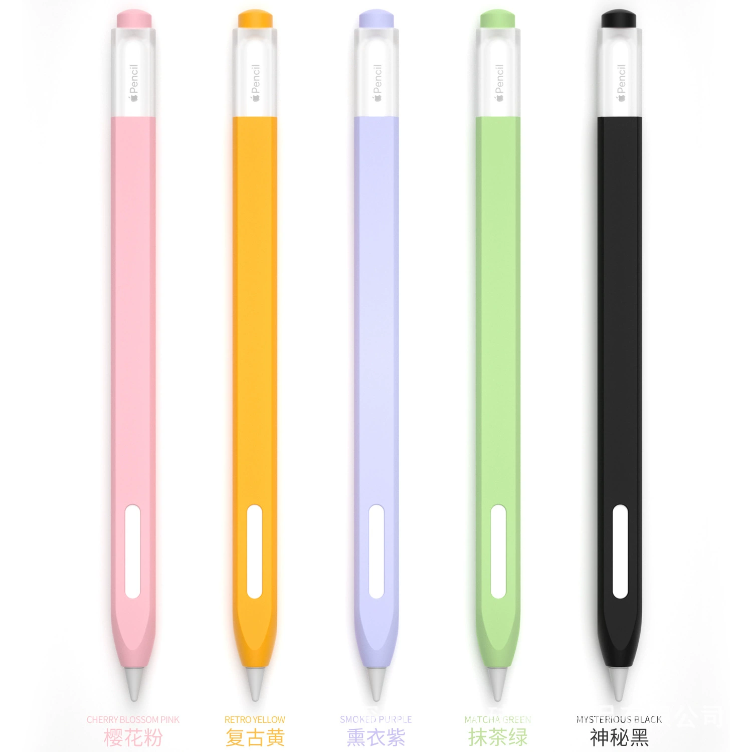 Силиконовый чехол-рукав для Apple Pencil 2, желейная защитная крышка, множество цветов, варианты OEM