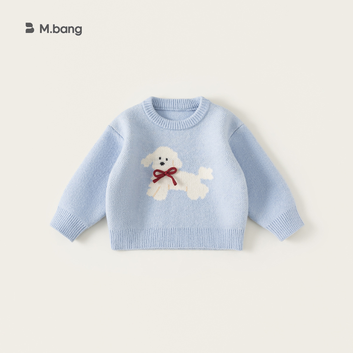 Yubao ropa infantil de niña de dibujos animados suéter cachorro de cachorro de otoño y invierno ropa de niños camisa de manga larga bebé camisa de jersey universal