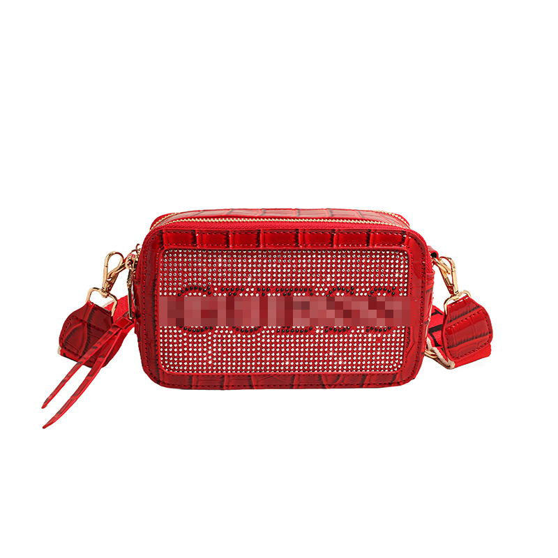 Crocodile transfronterizo con diamantes bolsos de letras universales bolsos de hombro de moda europeas y estadounidenses al por mayor bolsos de tendencia de mujer