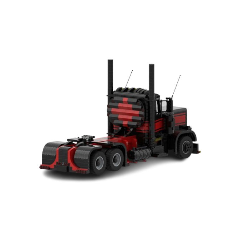 Modelo de camión pesado de bloques de construcción diy_voghion.com